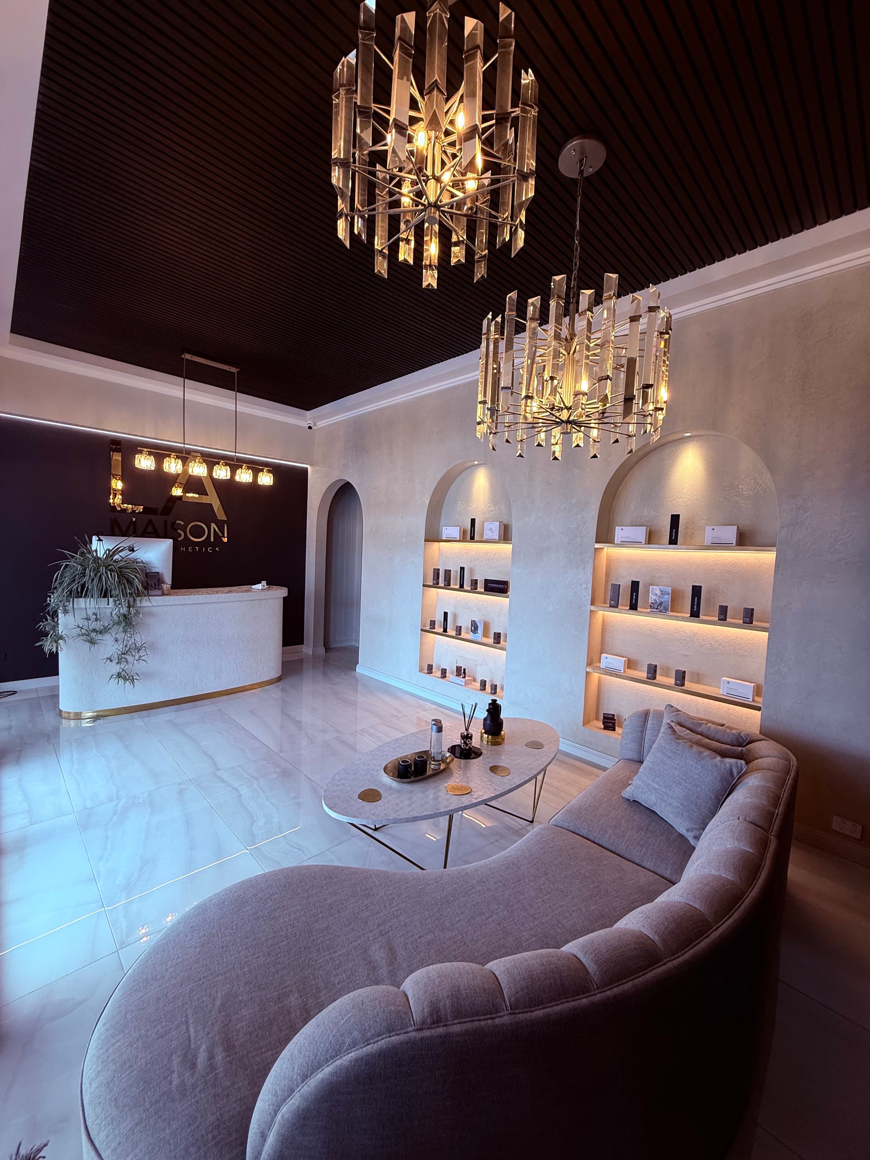 Treatment room interior